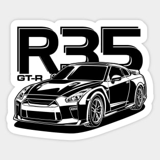 GTR R35 (Black Print) Sticker